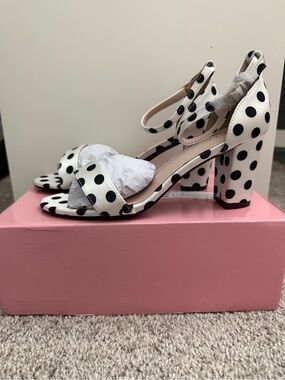 polka dot heels